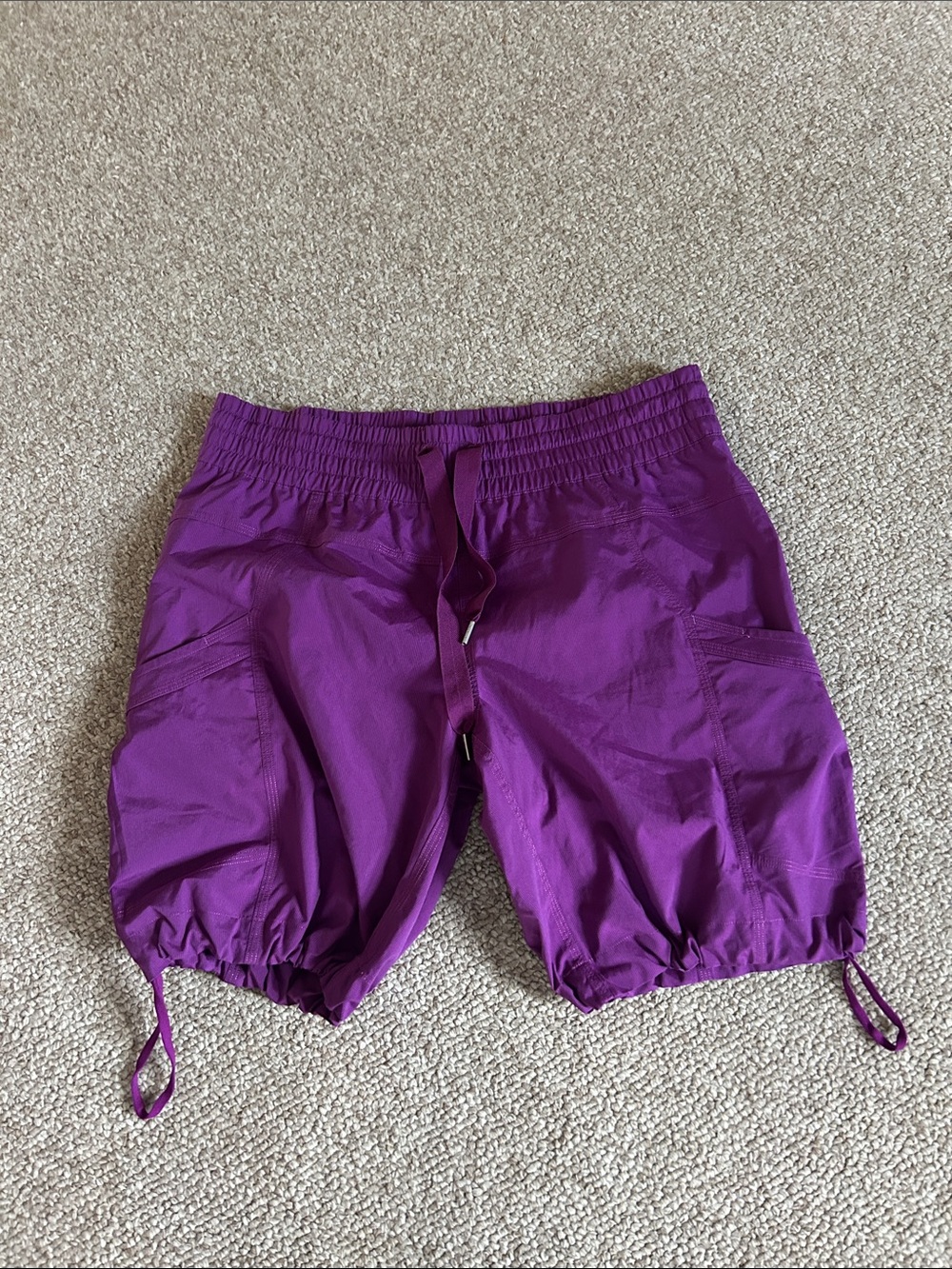 Lululemon Seek The Peak Purple/Berry Bermuda size 8